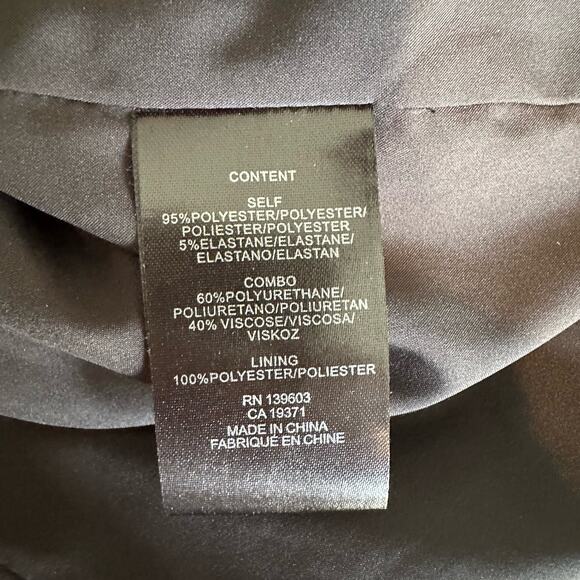 4C Long Sleeve Wrap Black Business Dress 10 - Picture 7 of 13